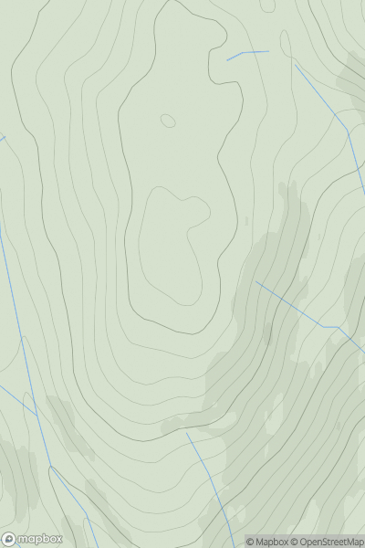 Thumbnail image for Beinn nan Caorach [South-East Skye and Scalpay] showing contour plot for surrounding peak